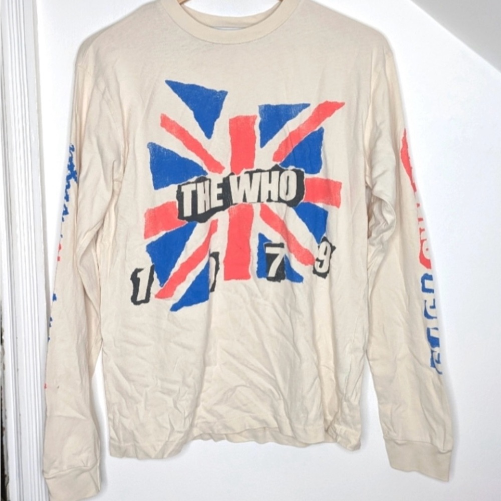 DAYDREAMER The Who 1979 Oversized Long Sleeve Tee NWOT Size XS - Picture 1 of 8